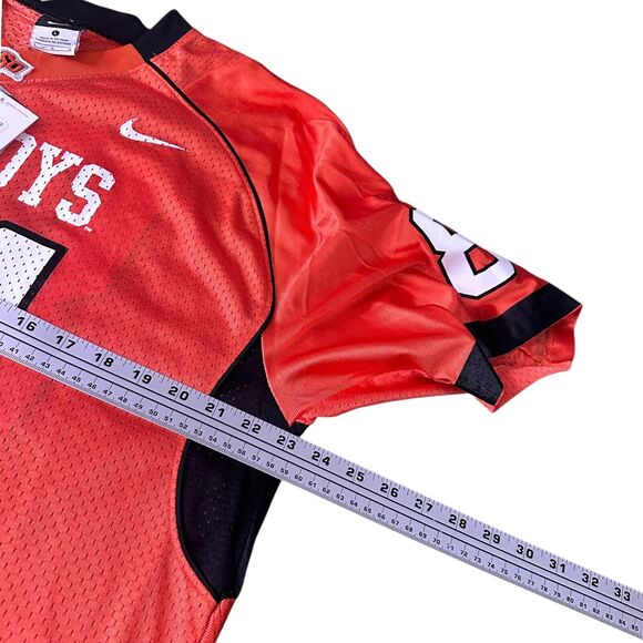 Vintage Nike Oklahoma State Cowboys #81 Football Jersey Mens Large Orange New - Picture 10 of 12